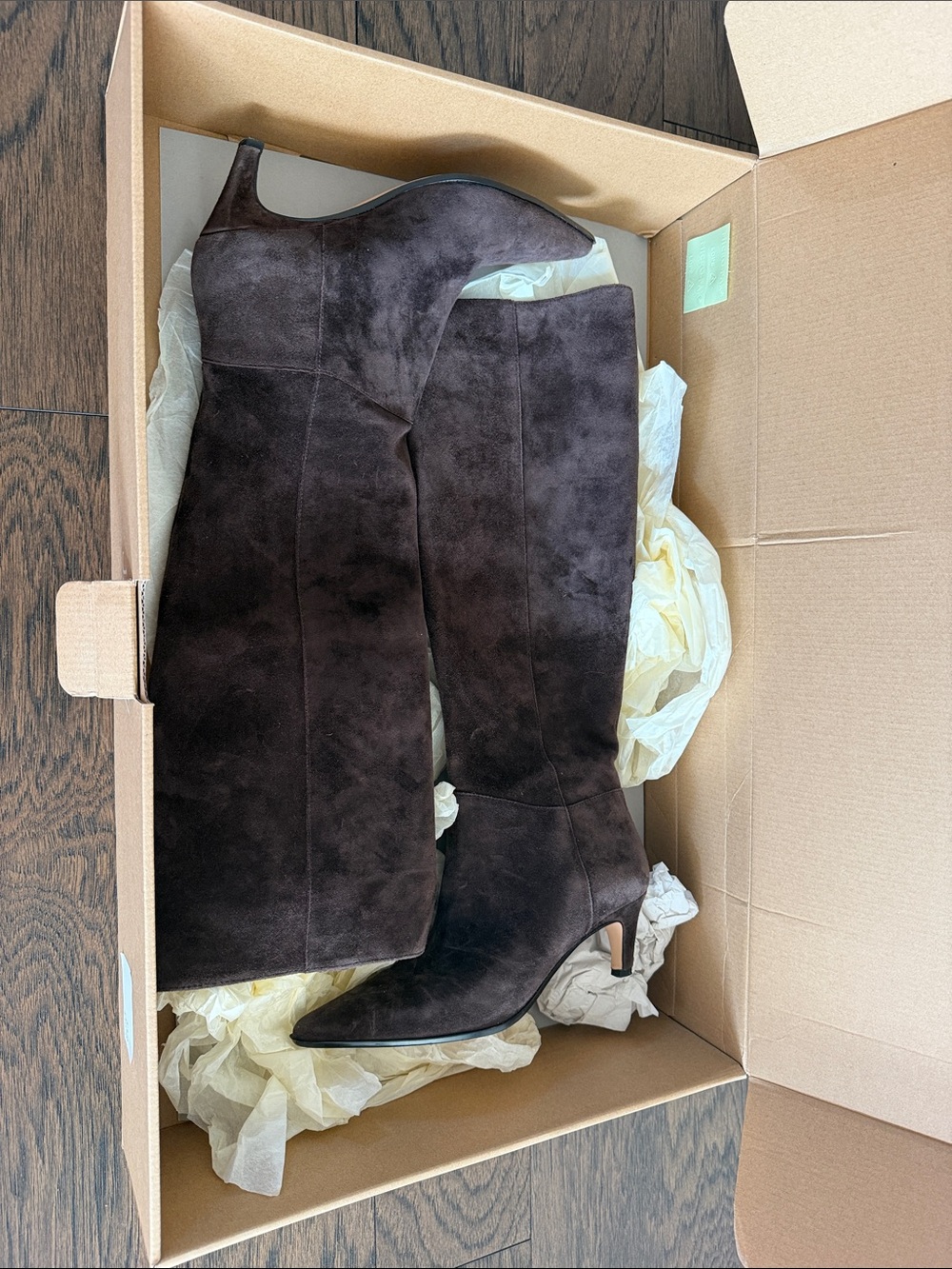 J crew Women’s Dark Brown Suede Knee-High Boots